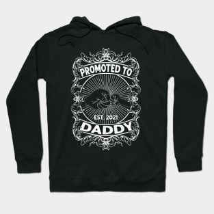 Promoted to Daddy 2021 Soon to be Grandfather Dad Baby Gift Hoodie